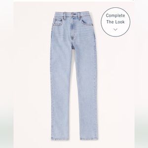ABERCROMBIE 90’s Slim Straight Ultra High Rise Jeans 4L